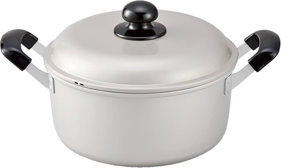 Amazon｜北陸アルミ 両手鍋 24cm アルミ ガス火 日本製 熱伝導
